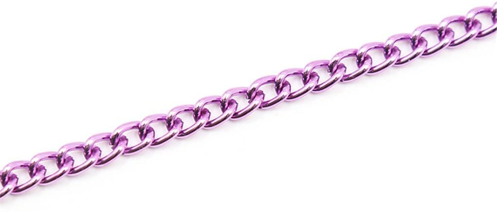 Nippelklemme mit lila Kette – Bild 3