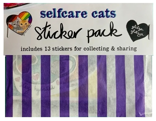 Sticker-Set “selfcare cats” von DTglitzaglitza – Bild 2