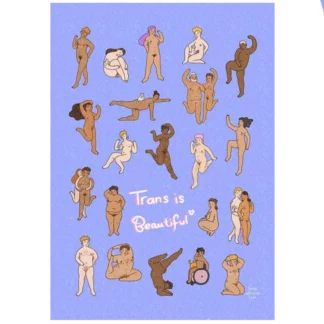 Postkarte You’re Welcome Club – Trans is Beautiful