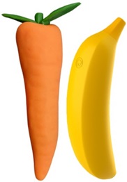 Vibrator "Gemüse" (2 Formen)