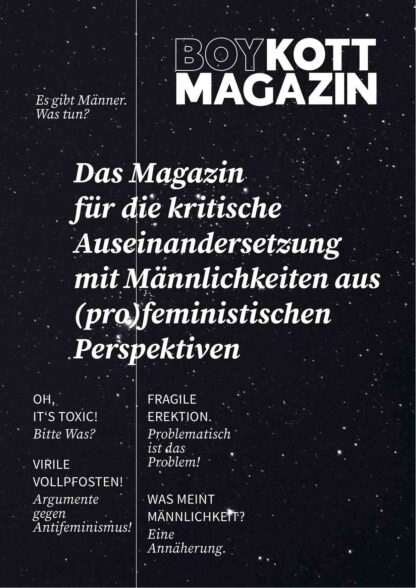 Magazin "Boykott" - Für die kritische Auseinandersetzung mit Männlichkeiten aus (pro)feministischen Perspektiven" (fortlaufende Ausgaben) – Bild 4