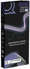 Latexfreies Lecktuch "UNIQ Oral"