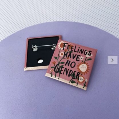 Pin “Feelings have no Gender” von Slinga – Bild 2