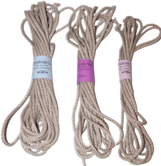 Hanf-Seile (3 Größen)