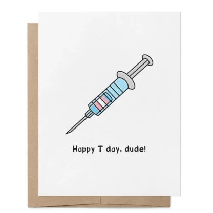 Klapp-Karte That Queer Card - Happy T day, dude! – Bild 2