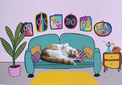 Postkarte DTglitzaglitza - it's ok to do nothing – Bild 3