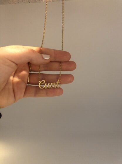Halskette "Cunt" – Bild 3