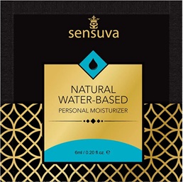 Gleitgel "Natural Water-Based" von Sensuva 6 ml