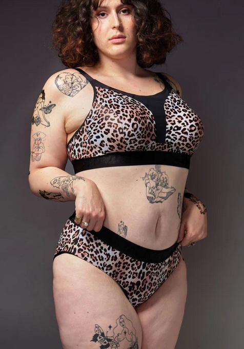 Bikini Tucking Slip "Leopard" von Untag (Größen: XS bis 7XL) – Bild 5