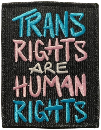 Patch “Trans rights are human rights” von DTglitzaglitza