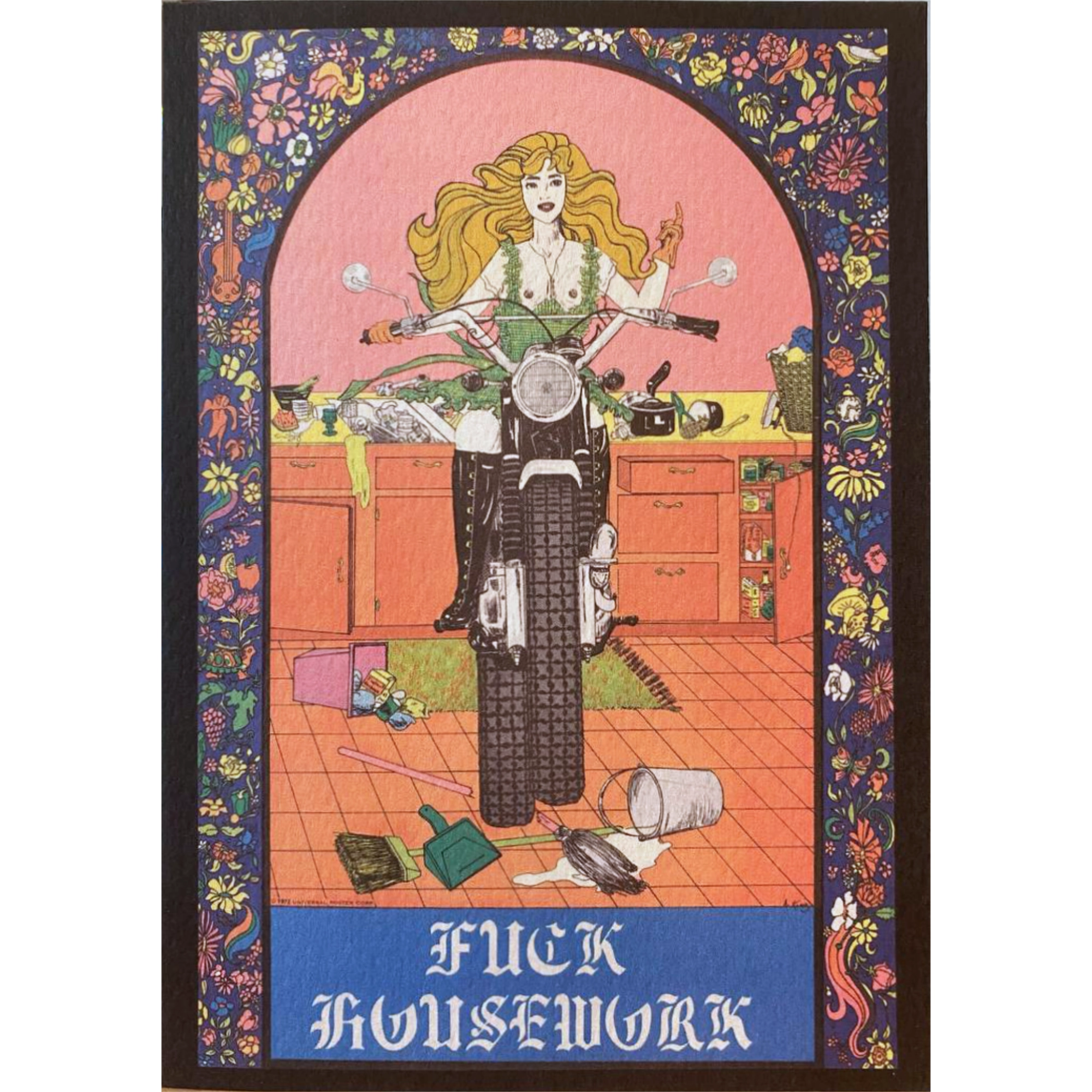 Postkarte The Propcorner - Fuck Housework