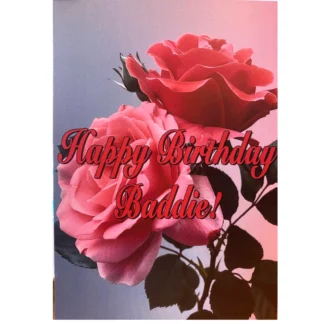 Postkarte The Propcorner - Happy Birthday, Baddie!