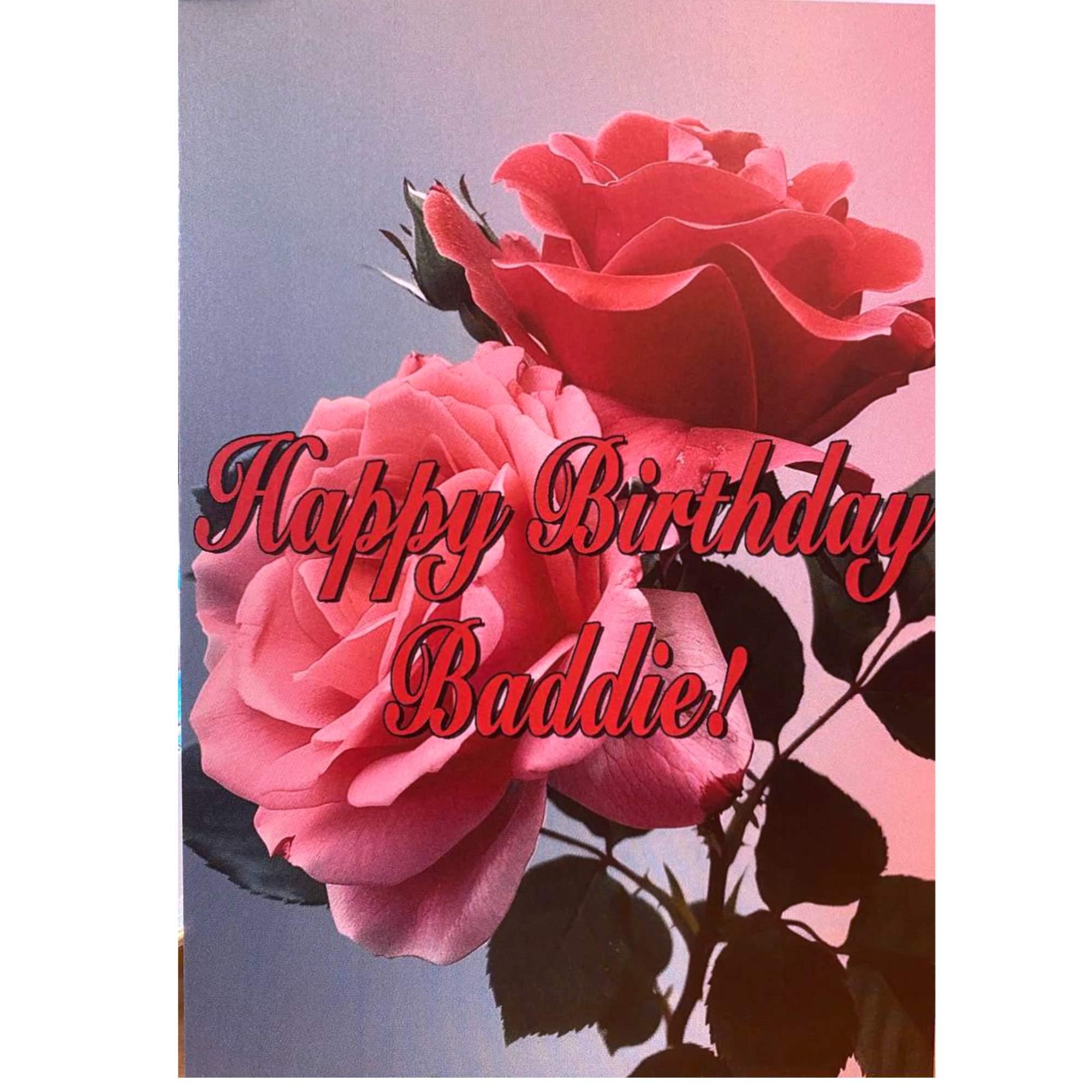 Postkarte The Propcorner - Happy Birthday, Baddie!