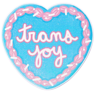 Sticker “trans joy” von That Queer Card