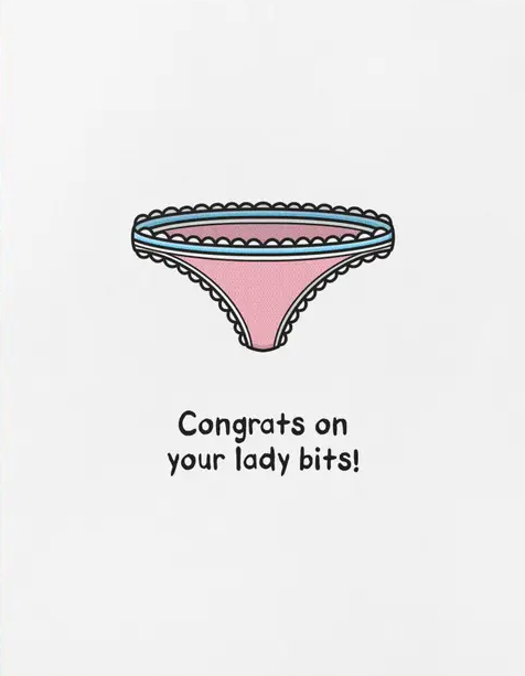 Klapp-Karte That Queer Card - Congrats on your Lady Bits