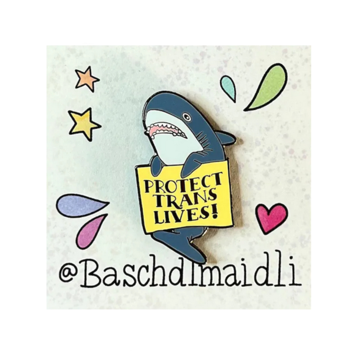 Pin "Protect Trans Lives" von Baschdlmaidli – Bild 3
