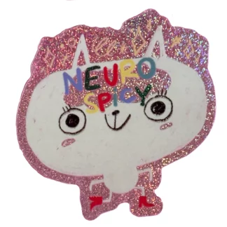 Glitzersticker "Neurospicy" von Slinga