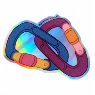 Sticker "Karabiner" von You're Welcome Club