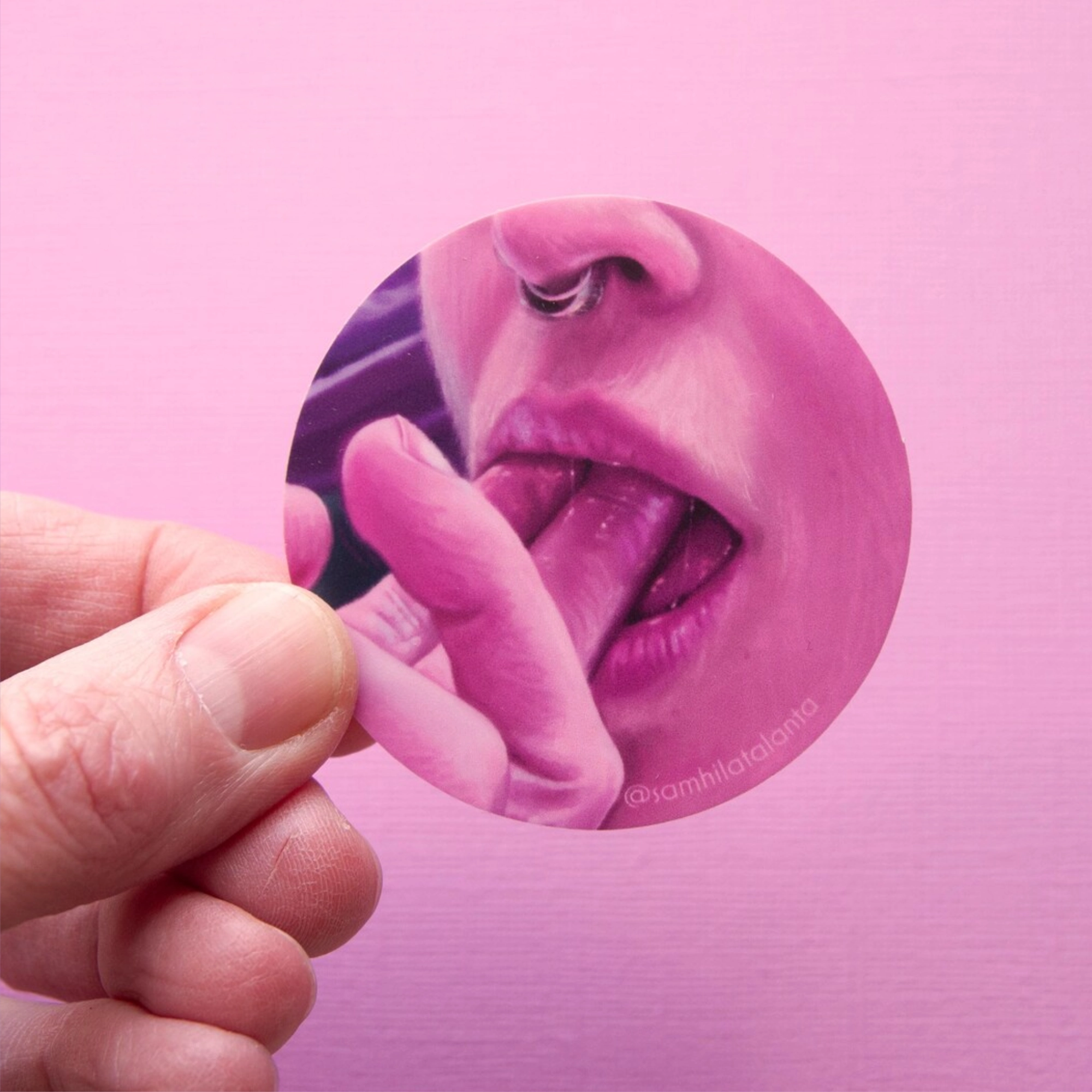 Sticker "Open Up" von You're Welcome Club – Bild 2