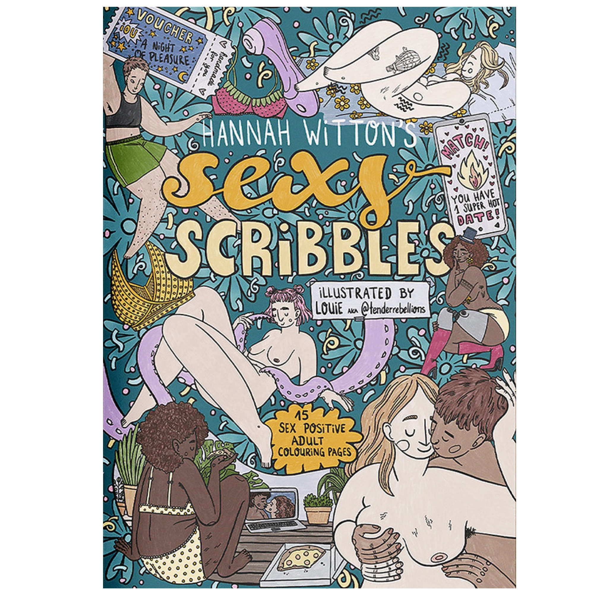 Ausmalbuch "Sexy Scribbles" – von Louie Läuger und Hannah Witton