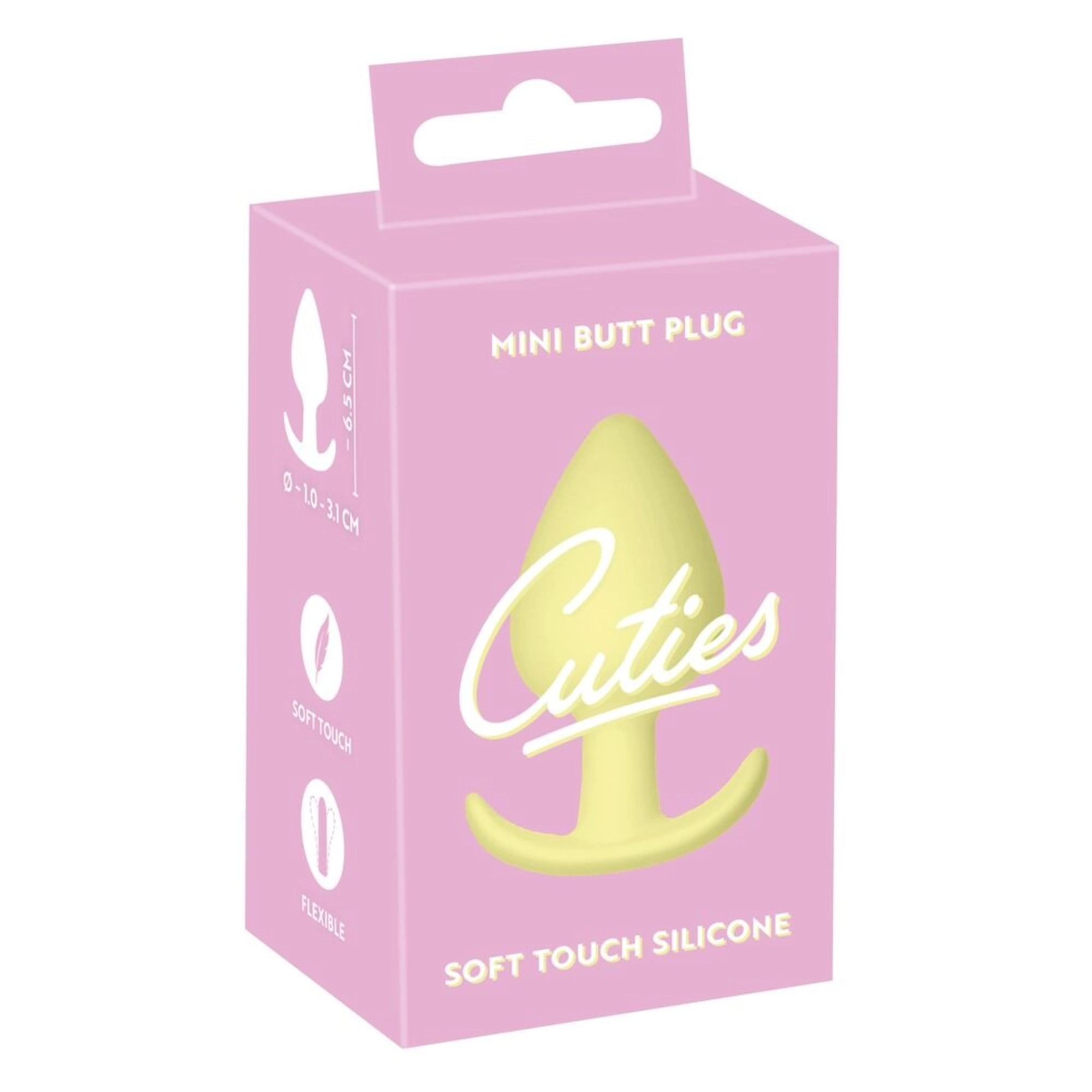 Gelber Mini-Buttplug von Cuties – Bild 3
